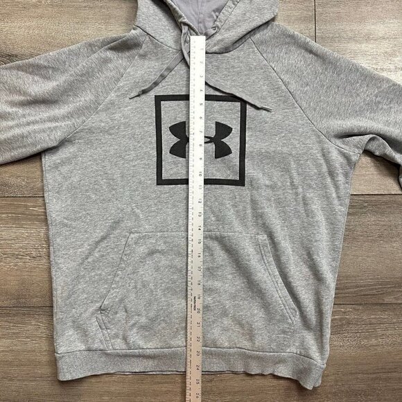 Under Armour Pullover Hoodie Sweatshirt Gray Adult Large - Picture 5 of 5